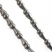 Non magnetic Hematite Beads, Vase, black, Hole:Approx 1.5mm, Length:15.5 Inch, Sold By Strand